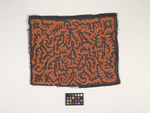 シャツパネル（モーラ）（写真） 作： Kuna Indian Culture
