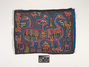 シャツパネル（モーラ）（写真） 作： Kuna Indian Culture