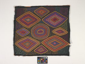 シャツパネル（モーラ）（写真） 作： Kuna Indian Culture