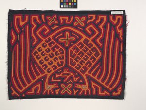シャツパネル（モーラ）（写真） 作： Kuna Indian Culture
