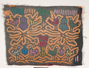 Shirt Panel (mola), c.1950 (appliqued cotton)   1449061   ja       japanese Successfully Translated  Original: The Last Judgement (oak) Translat: The Last Judgement (oak) 1441084 ja japanese Successfully Translated Original: Greathearts Battle with Grim Tr 作： Kuna Indian Culture