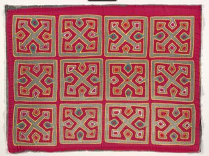 Shirt Panel (mola), c.1950 (appliqued cotton)   1449063   ja       japanese Successfully Translated  Original: The Adoration Translat: The Adoration 1437797 ja japanese Successfully Translated Original: St Nicholas saving the shipwrecked Translat: St Nicho 作： Kuna Indian Culture
