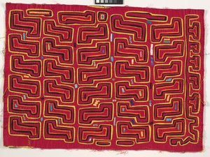Shirt Panel (mola), n. 1950 (applikoitu puuvilla)