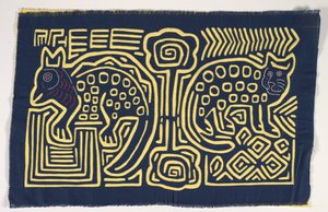 Shirt Panel (mola), n. 1950 (applikoitu puuvilla)