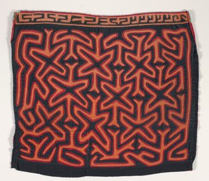 シャツパネル（モラ）、1950年頃（アップリケコットン） 作： Kuna Indian Culture