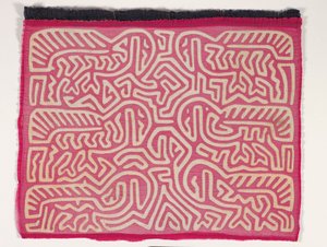 Paitapaneeli (mola) (applikoitu puuvilla) 作： Kuna Indian Culture