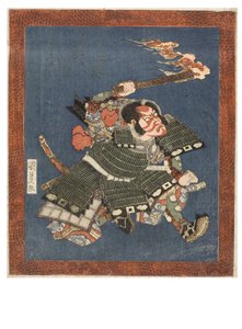 歌舞伎役者、七代目市川團十郎、1815～1820年頃（紙に木版画） 作： Kuninaga Utagawa