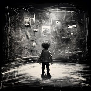 3歳の子供が描いた絵 2 作： Kurt Heppke