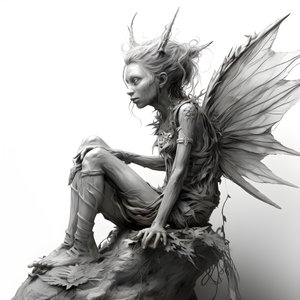 ピクシー3の全身スケッチ