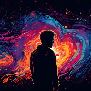 虚空、霧、宇宙、宇宙を見つめる。4
