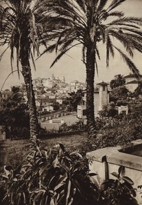 イタリア: ポルト マウリツィオ、リビエラ (白黒写真) 作： Kurt Hielscher