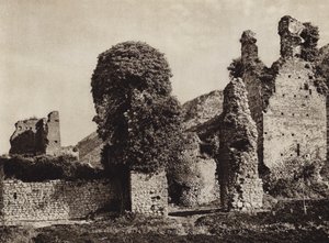 イタリア: ニンファの遺跡 (白黒写真) 作： Kurt Hielscher