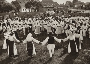 ルーマニア: ルス・バルガウルイ、ホラ (白黒写真) 作： Kurt Hielscher