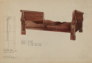 スレイ・ベッド、1936年頃 作： Kurt Melzer