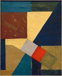 抽象的な構成 作： Kurt Schwitters