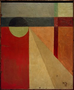 抽象化45 -ボールガウン 作： Kurt Schwitters