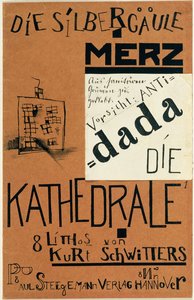 カートシュヴィッタースの「Die Kathedrale」の表紙、1920年頃発行 作： Kurt Schwitters