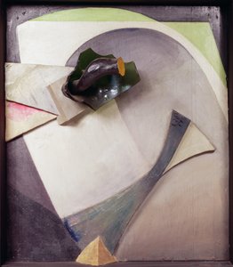グラスフラワー、1940 作： Kurt Schwitters