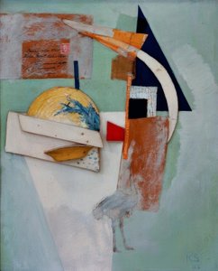 Halbmond Ugelvik 作： Kurt Schwitters