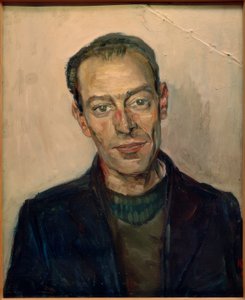 男の肖像 作： Kurt Schwitters