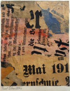 5月191 作： Kurt Schwitters