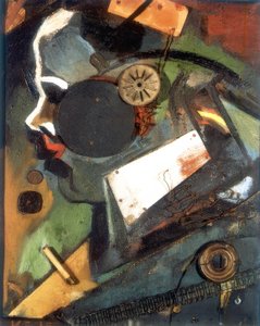 メルツビルド1A（医師） 作： Kurt Schwitters