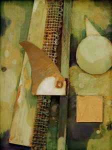 メルツビルト35 A 作： Kurt Schwitters