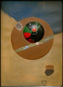 メルツビルド49 A 作： Kurt Schwitters