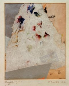 繊細な154の描画 作： Kurt Schwitters
