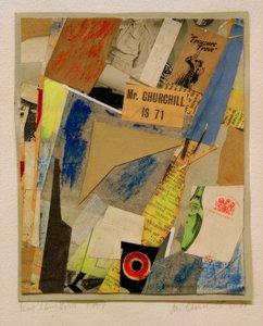 チャーチル氏は71歳です 作： Kurt Schwitters