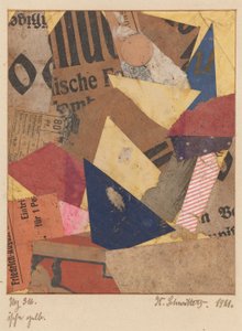 Mz 316 ische Yellow（Mz 316 ische Yellow） 作： Kurt Schwitters