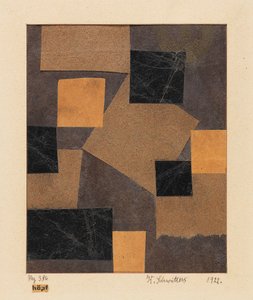 Mz 386 Hoepf Merz の設計、1922 年。 作： Kurt Schwitters