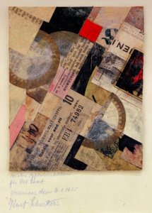 Mzオレンジポッドなし 作： Kurt Schwitters