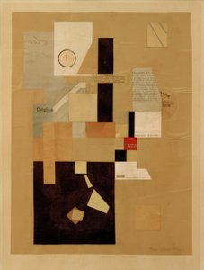 無題（4 KR） 作： Kurt Schwitters