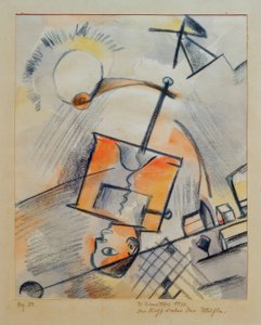 無題（ミルの下の頭） 作： Kurt Schwitters