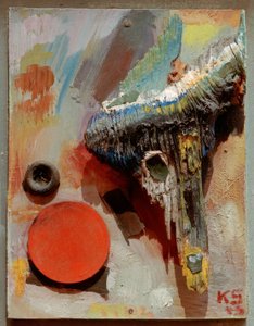 無題（フライト） 作： Kurt Schwitters