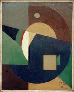 無題（ウォルターデクセル用） 作： Kurt Schwitters