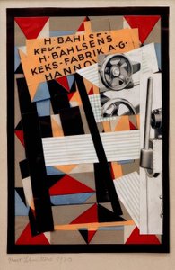 無題（H.Bahlsens Keks-Fabrik AG） 作： Kurt Schwitters