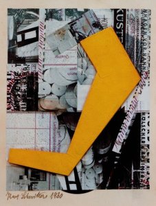 無題（黄色のフォーム） 作： Kurt Schwitters