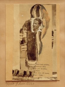 タイトルなし（スツール上） 作： Kurt Schwitters
