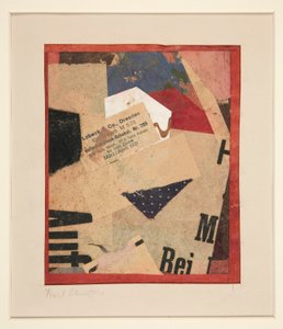 無題 [Lobeck & Co.、ドレスデン] 作： Kurt Schwitters