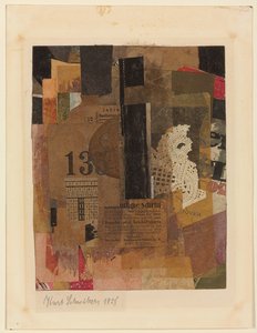 無題;無題、1928 作： Kurt Schwitters