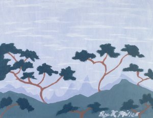 マウンテン・ピークス, 2004 （アクリル、キャンバスなし）