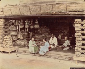 靴屋 作： Kusakabe Kimbei