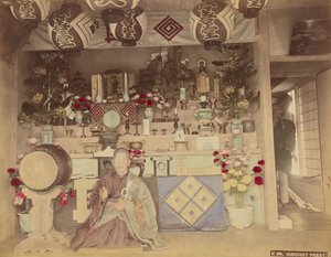 僧侶 作： Kusakabe Kimbei
