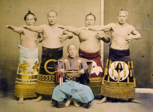 相撲力士、1877年頃