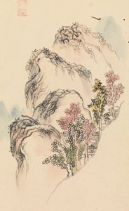風景画のアルバム 18世紀後半 作： Kuwayama Gyokushu