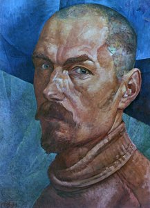 自画像 作： Kuzma Sergeevich Petrov Vodkin