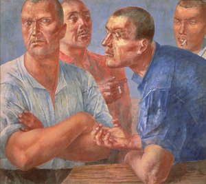 労働者 作： Kuzma Sergeevich Petrov Vodkin