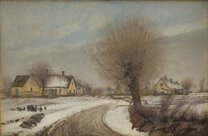 シーランドビレッジ。 冬 作： Laurits Andersen Ring